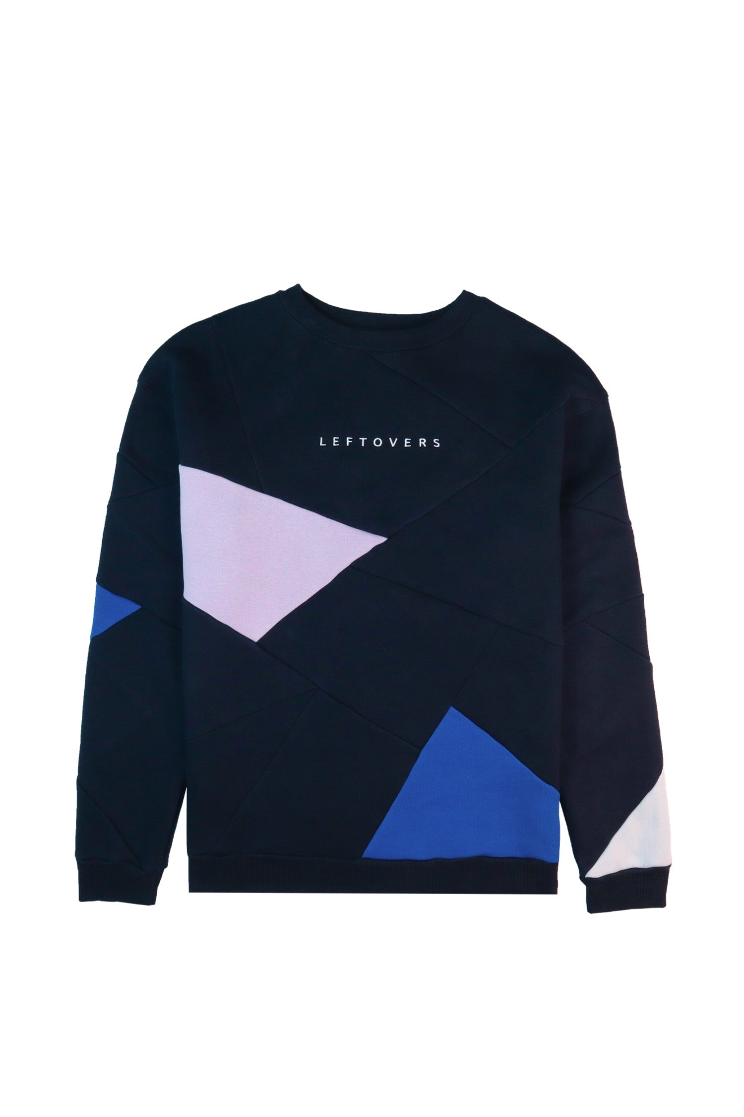 CREWNECK BLEU MARINE+ROSE/ROI/CIEL