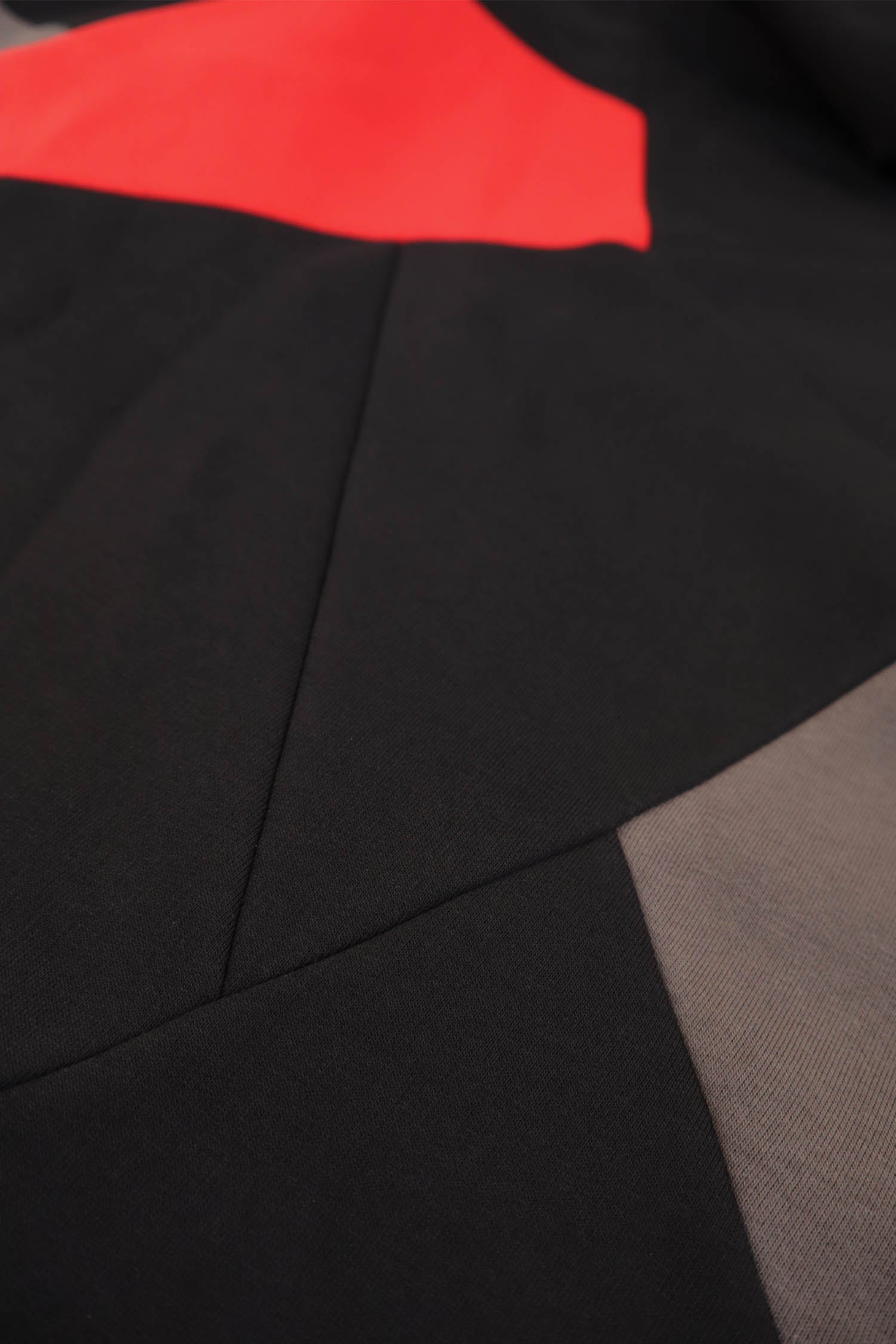 HOODIE NOIR+ ROUGE/ ANTHRACITE/ GRIS