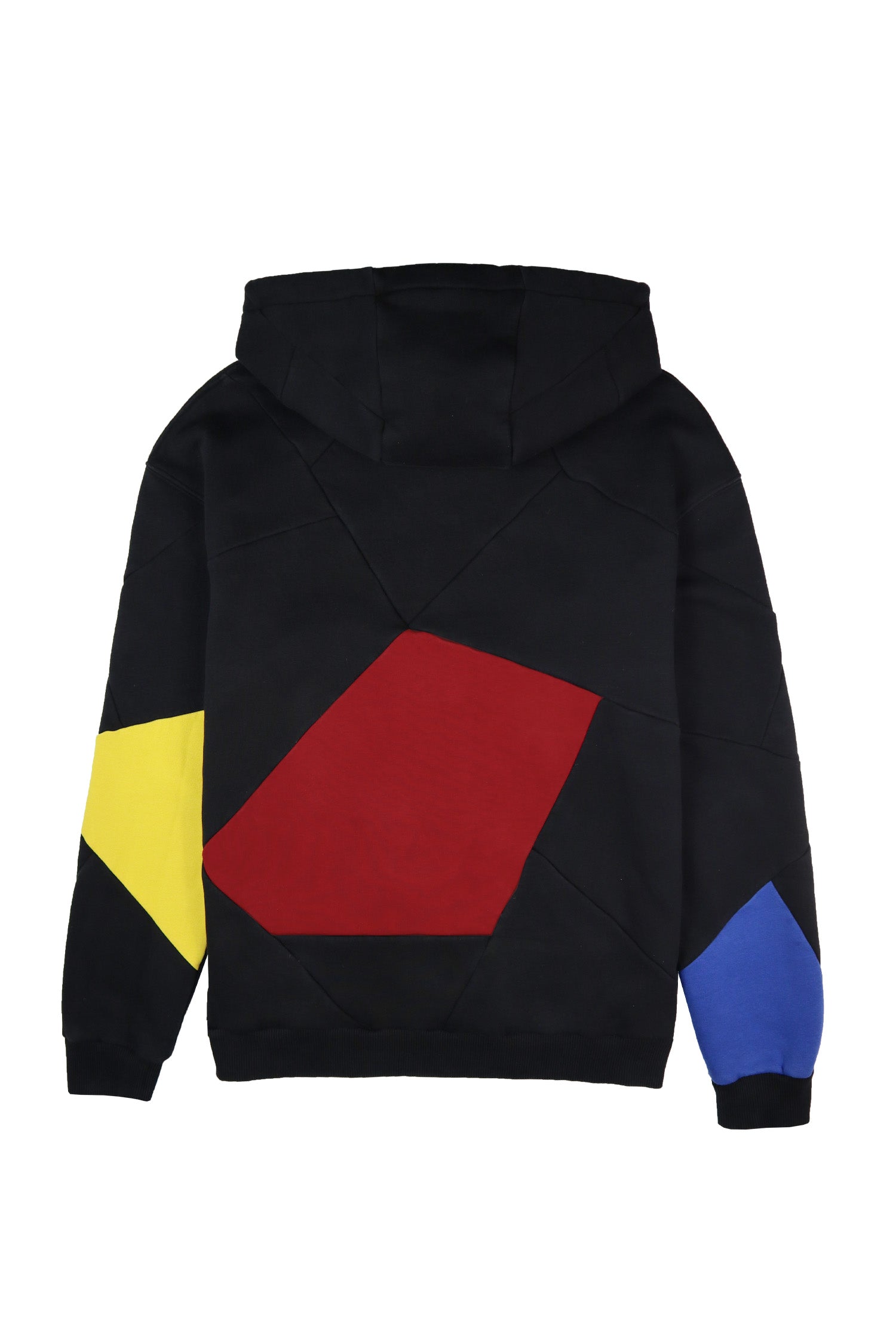 HOODIE NOIR+BORDEAUX/ROI/JAUNE
