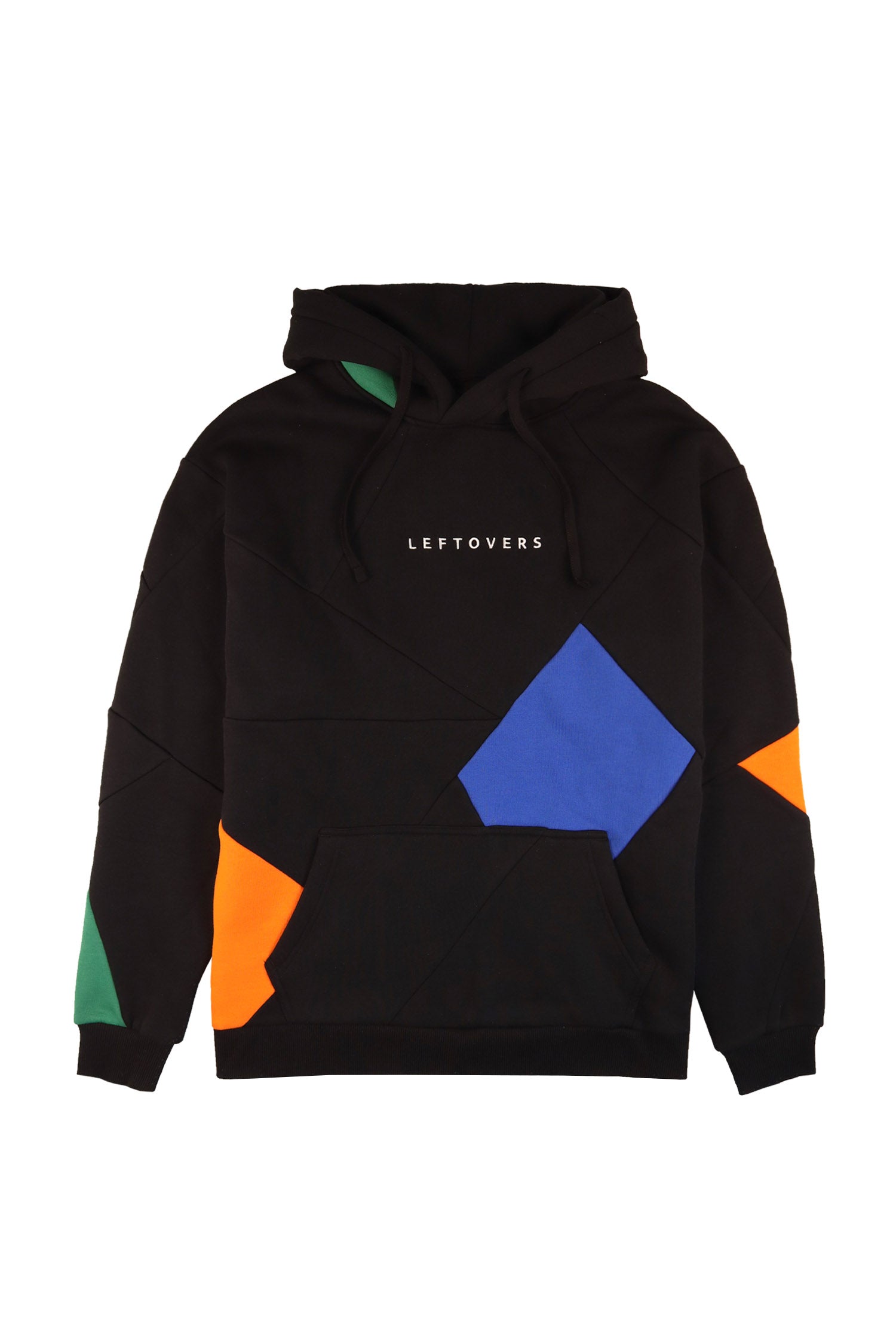 HOODIE NOIR+ ROI/ ORANGE/ VERT