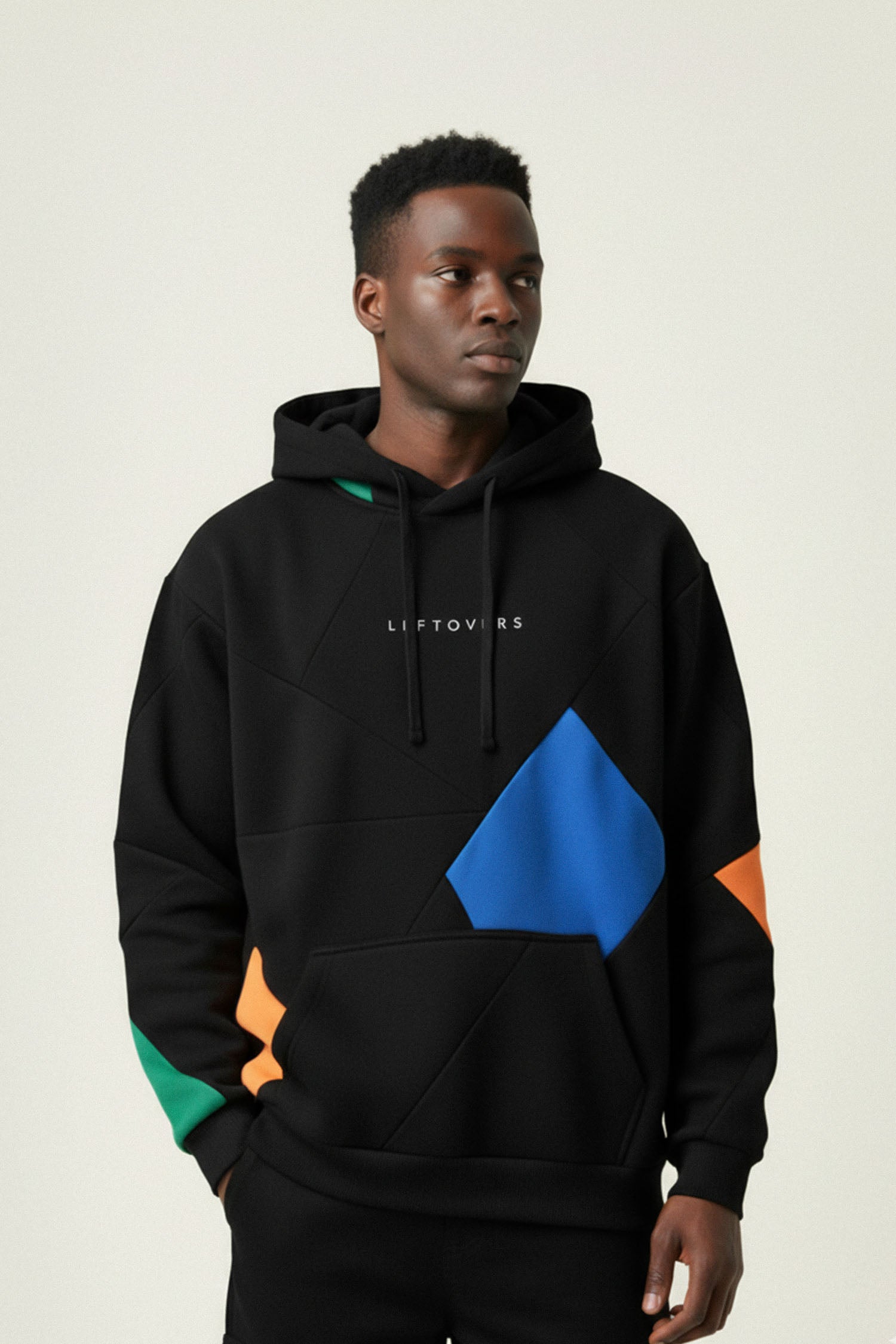 BLACK+KING/ORANGE/GREEN HOODIE