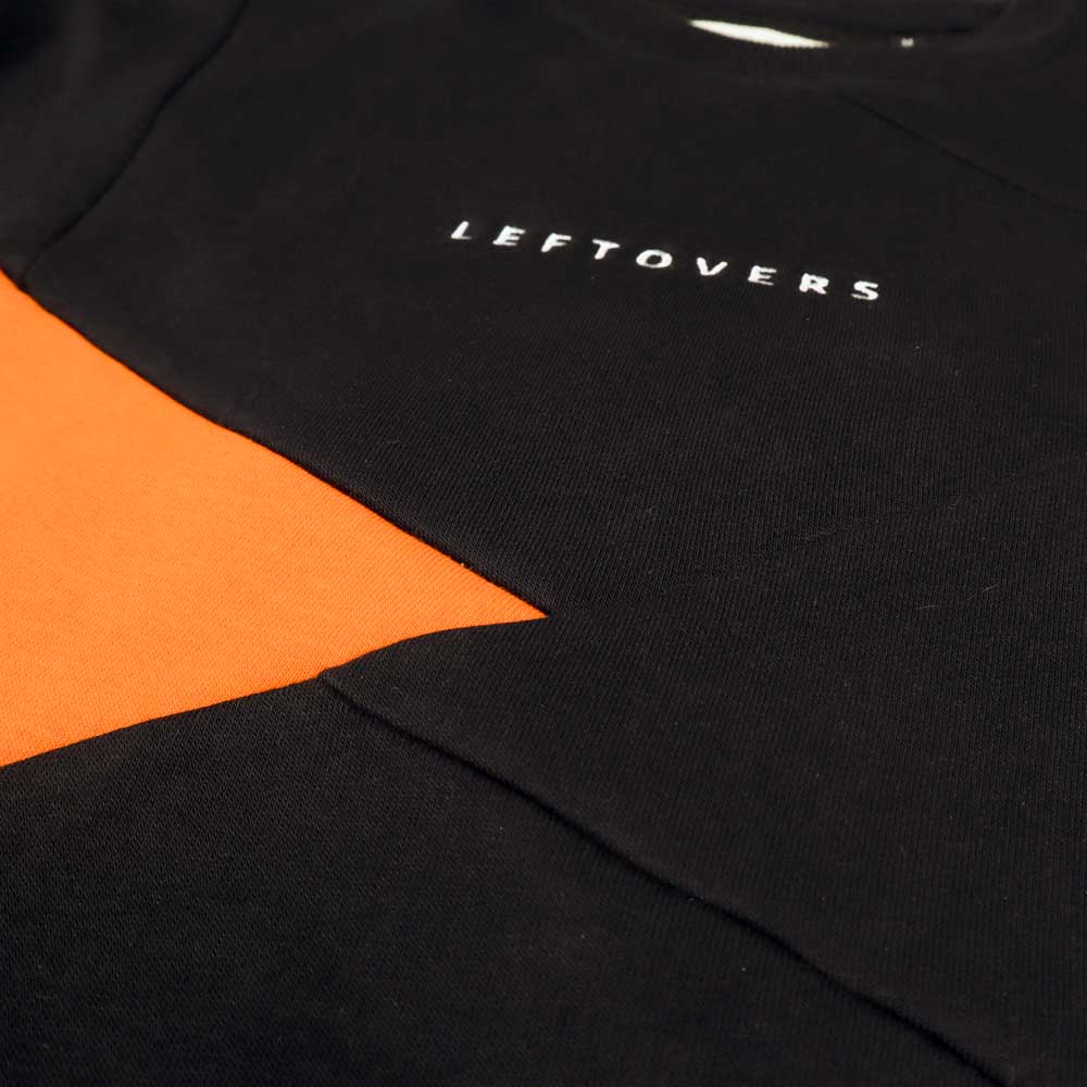 CREWNECK NOIR+ ORANGE/ ROUGE/ GRIS