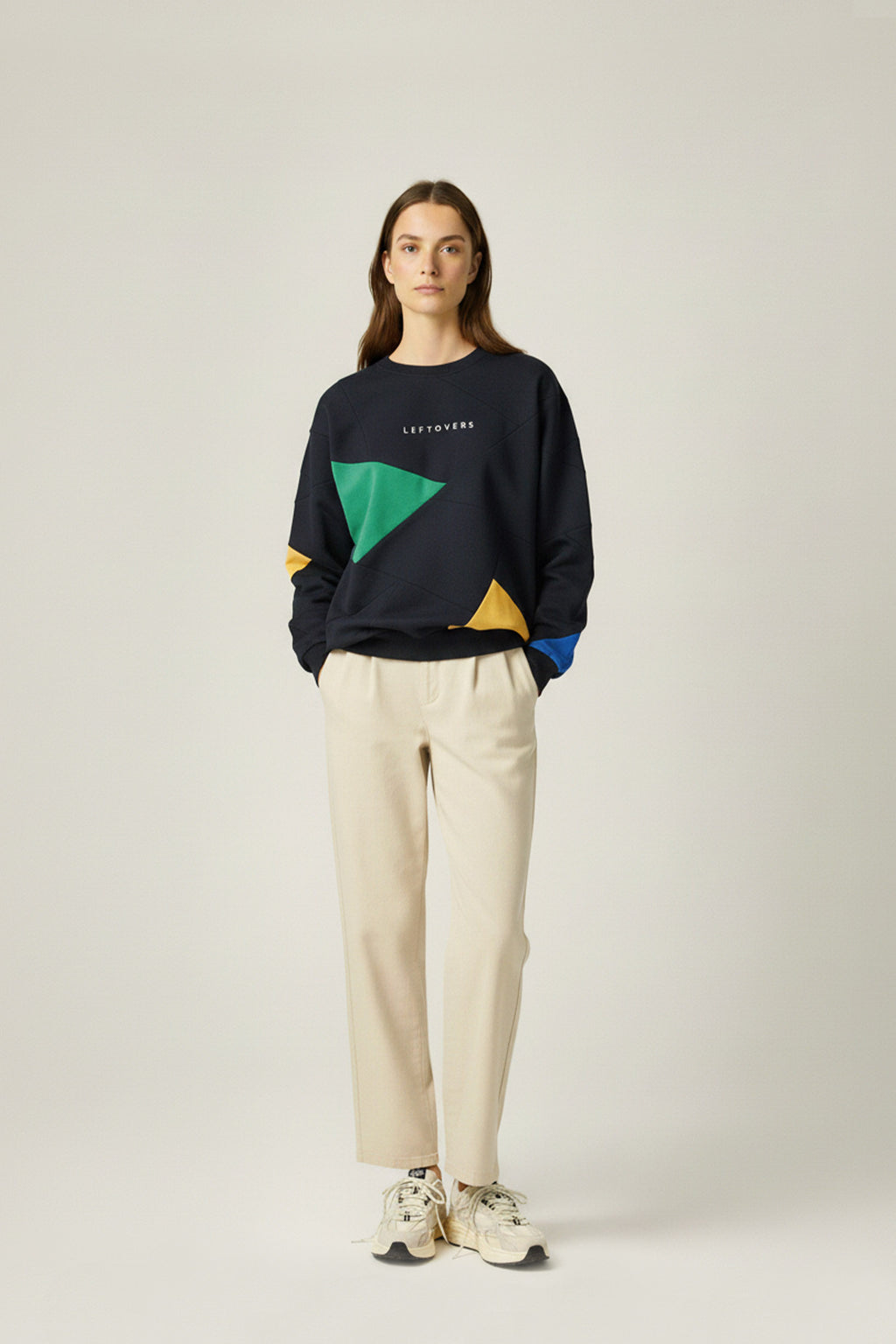 CREWNECK MARINE+ VERT/ JAUNE/ ROI