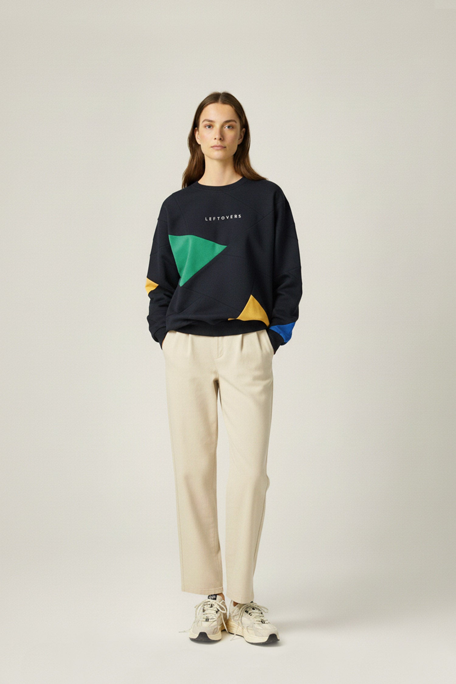 CREWNECK MARINE+ VERT/ JAUNE/ ROI